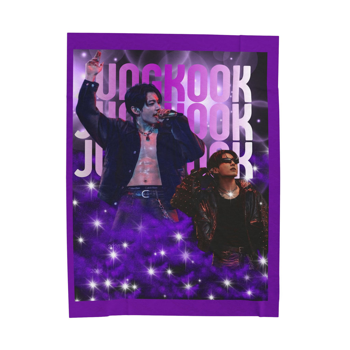 Jungkook Velveteen Plush Blanket