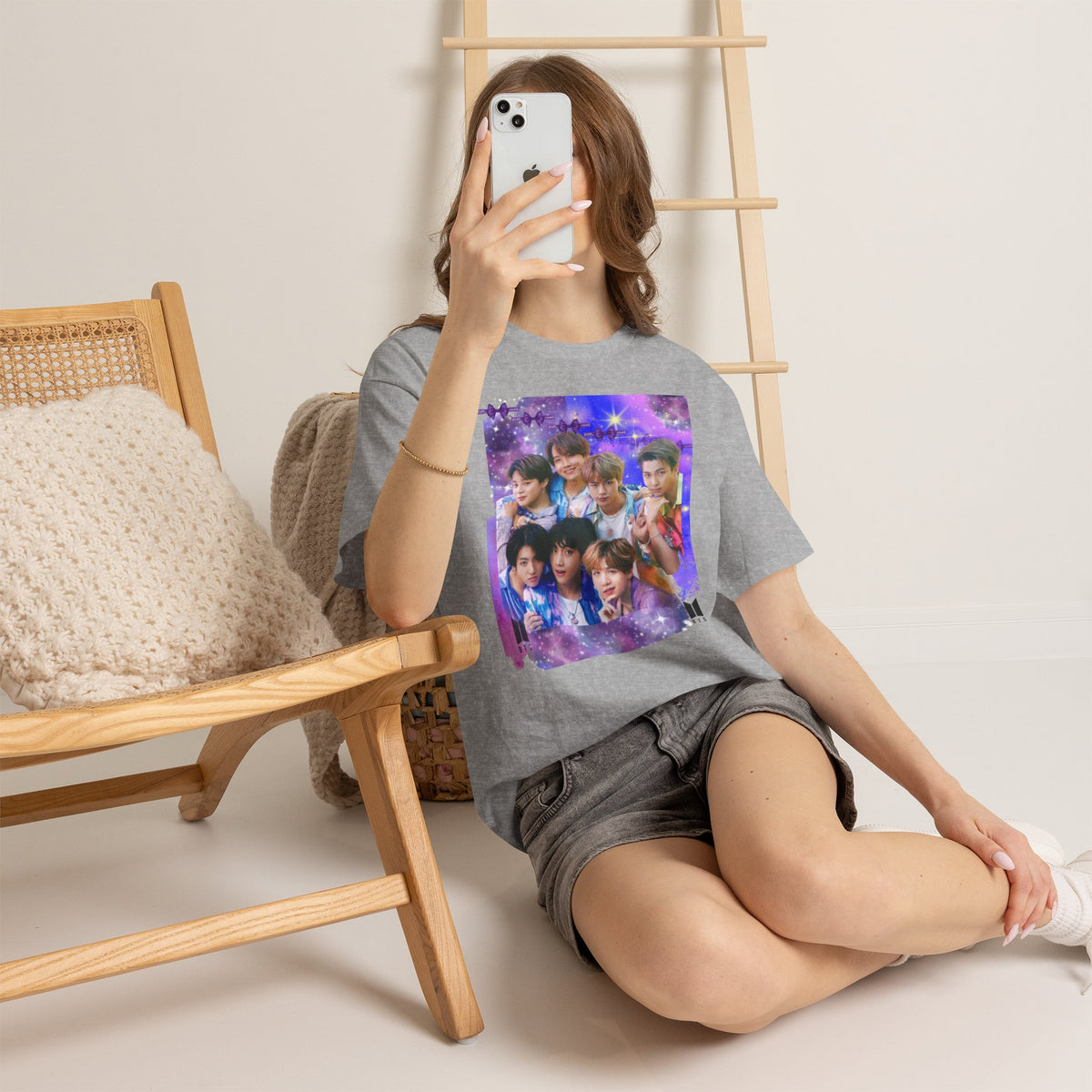 BTS Galaxy Photo Tee