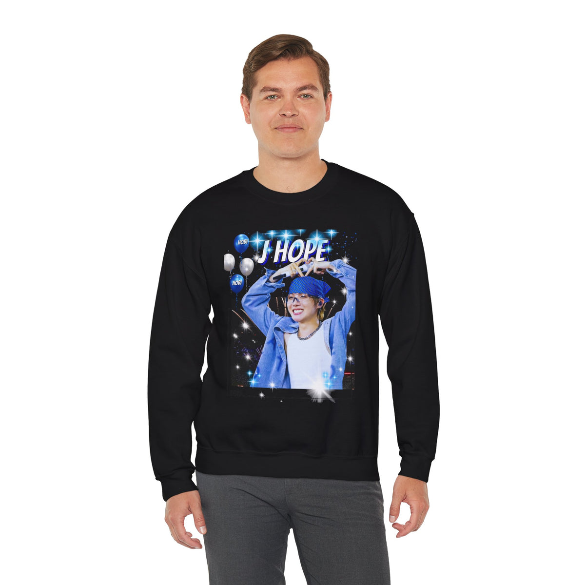 J-Hope 94 Photo Crewneck Sweatshirt — K-Pop BTS Fan Pullover