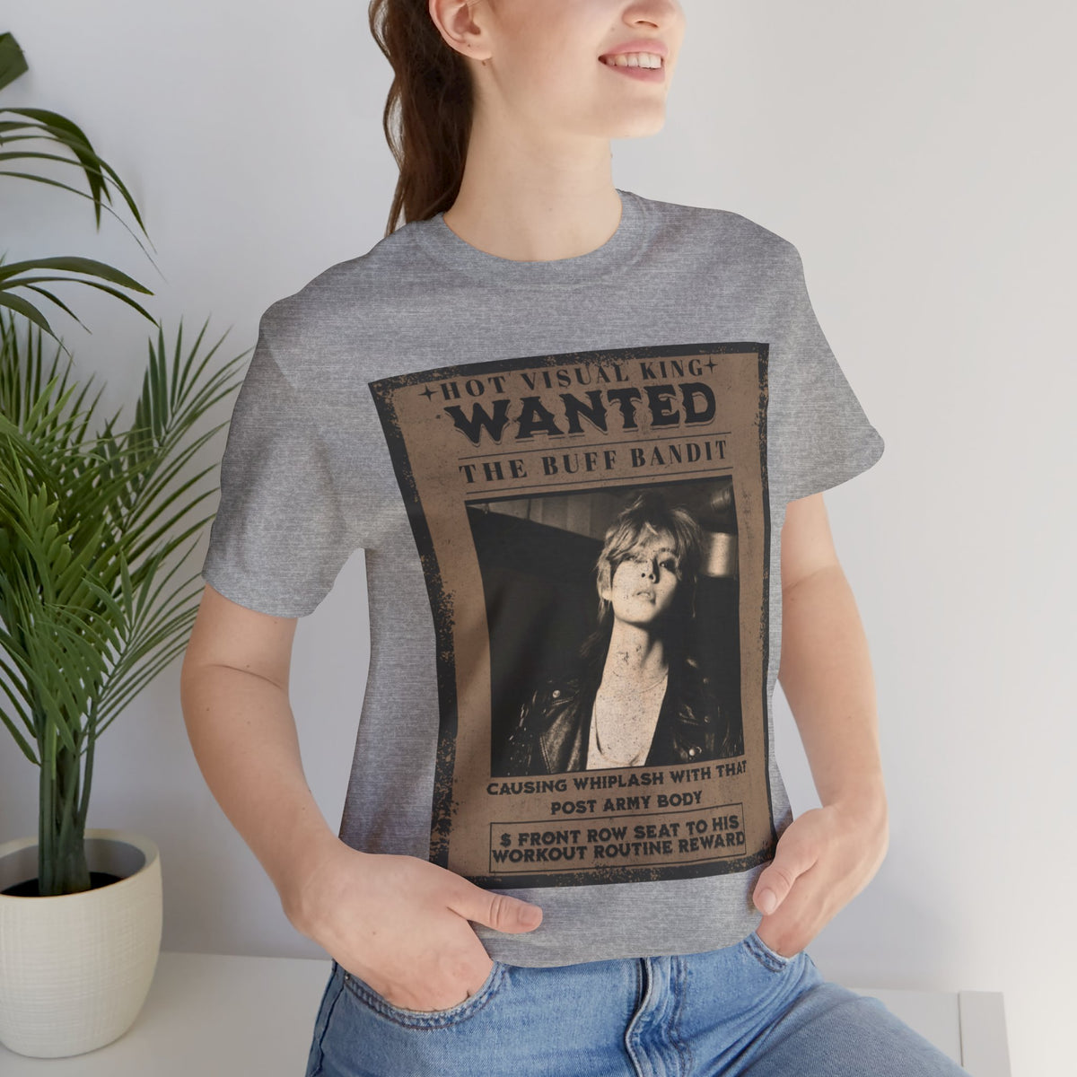 T-Shirt - 'WANTED: The Buff Bandit' Vintage Poster Tee
