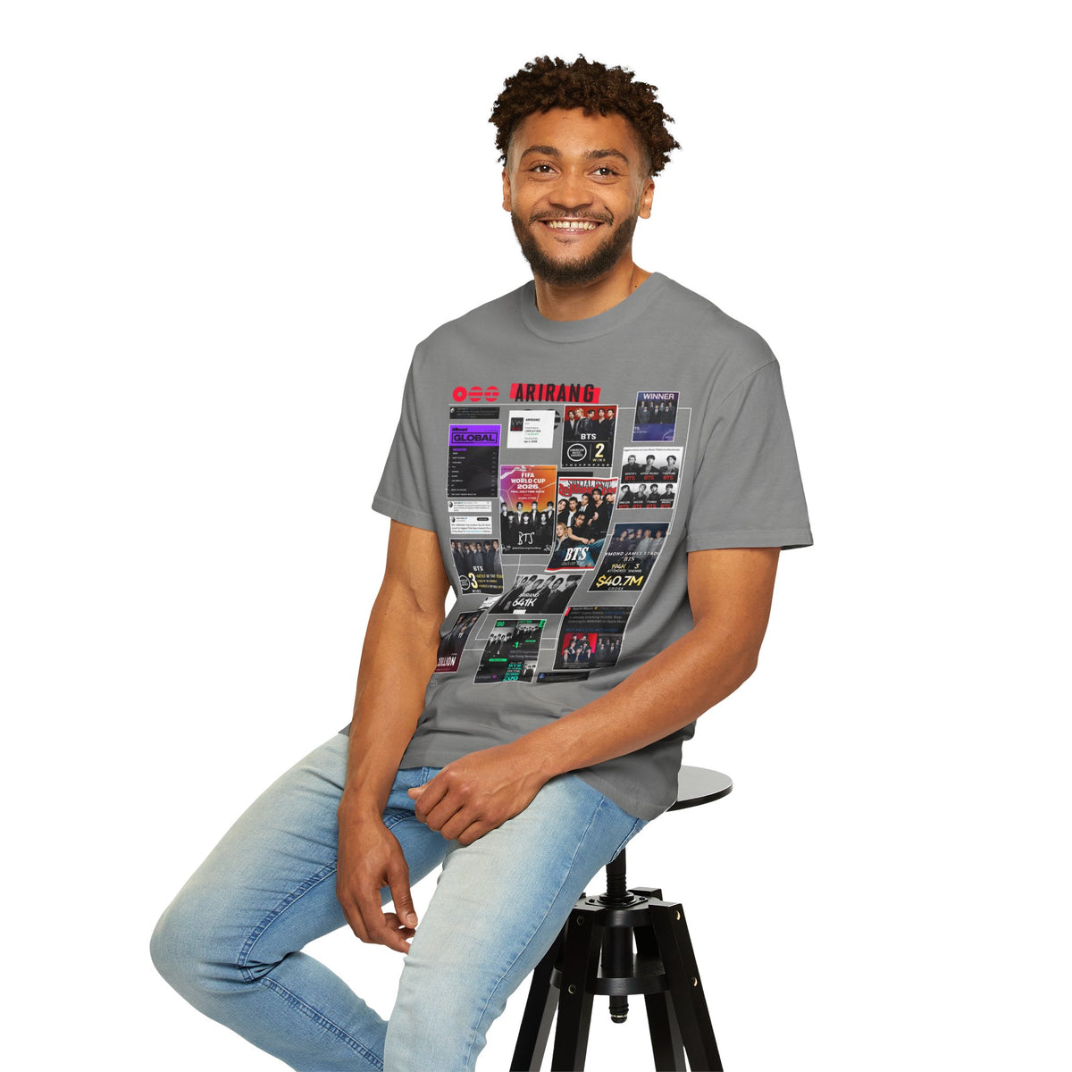 BTS Wins Collage T-Shirt — BTS Moments Graphic Tee
