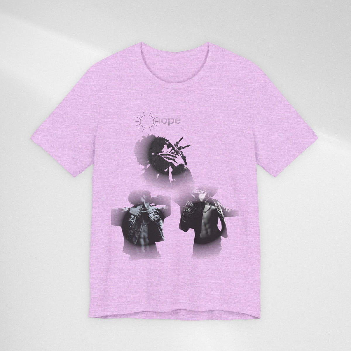J HOPE T-Shirt — Grunge Black & White Band Photo Tee (Hope)