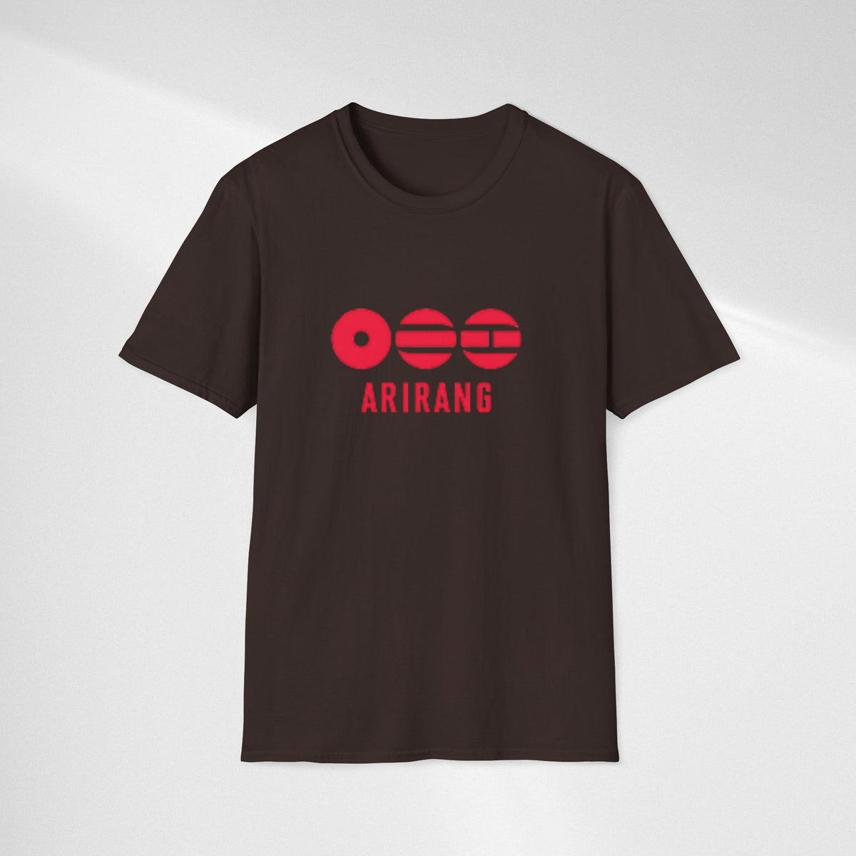 Arirang BTS T-Shirt — Retro Red Logo Tee