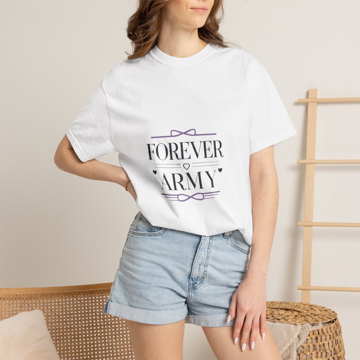 T-Shirt — "Forever Army" Graphic Tee (Military Pride Tribute)