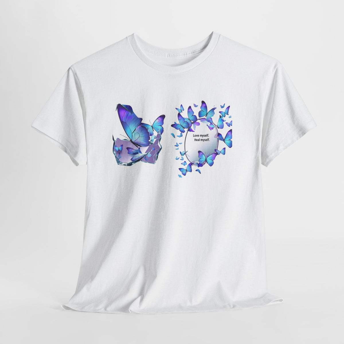Butterfly Graphic Tee — BTS  Butterflies 'Beautiful' Design