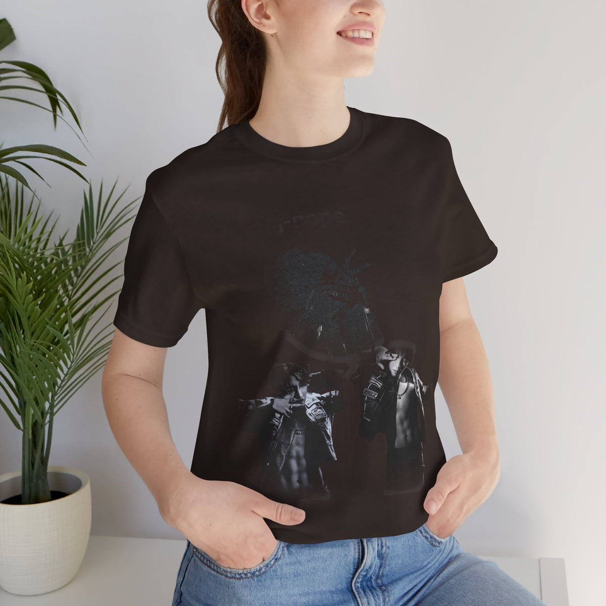 J HOPE T-Shirt — Grunge Black & White Band Photo Tee (Hope)