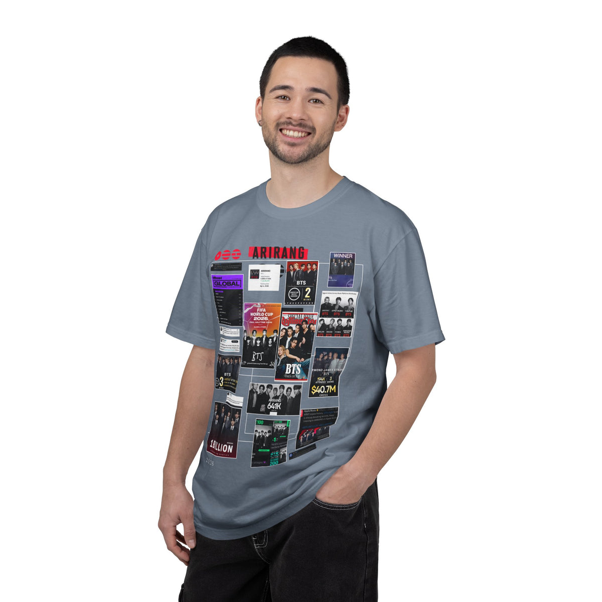 BTS Wins Collage T-Shirt — BTS Moments Graphic Tee