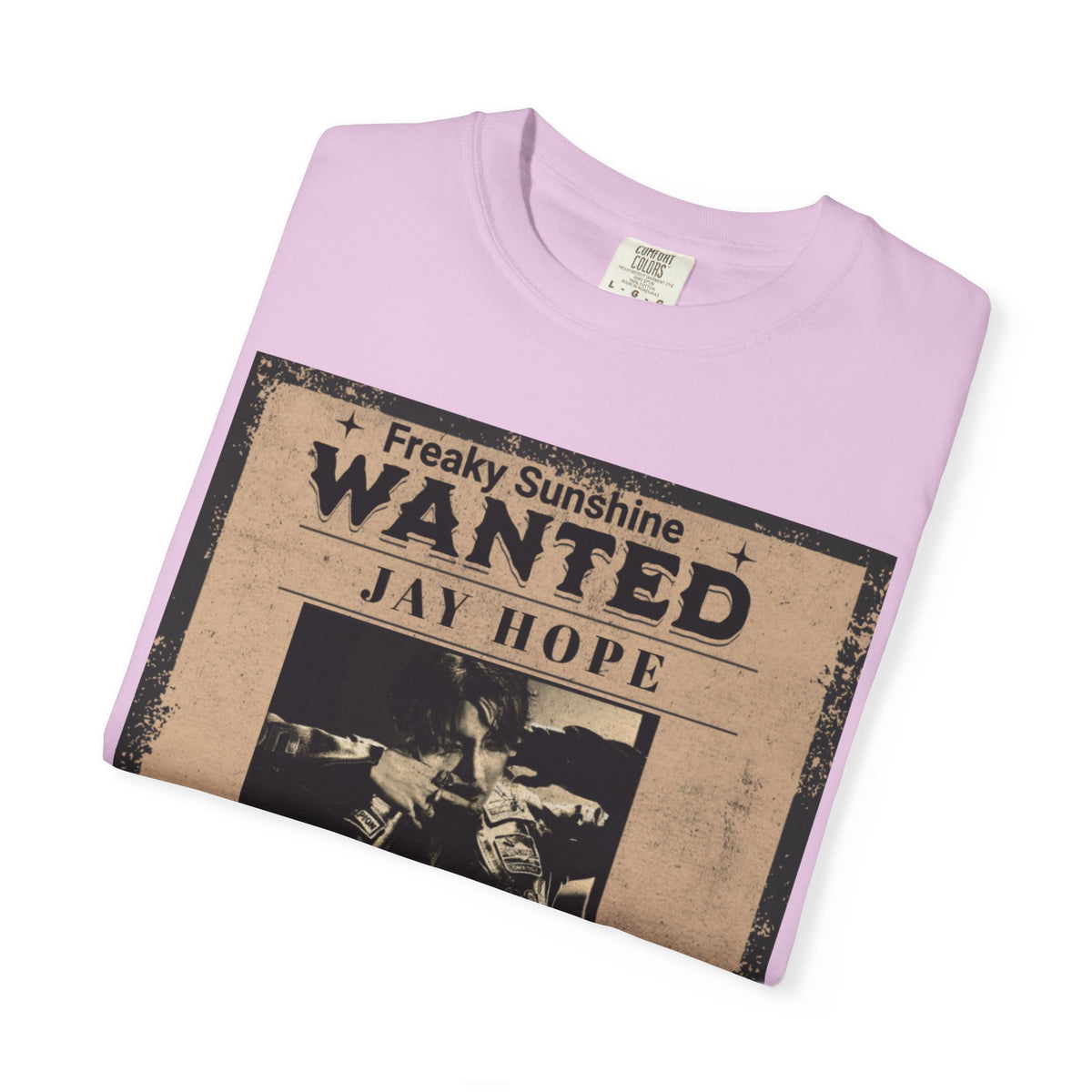 Wanted Poster Graphic T-Shirt — "Freaky Sunshine: Jay Hope" Vintage Style
