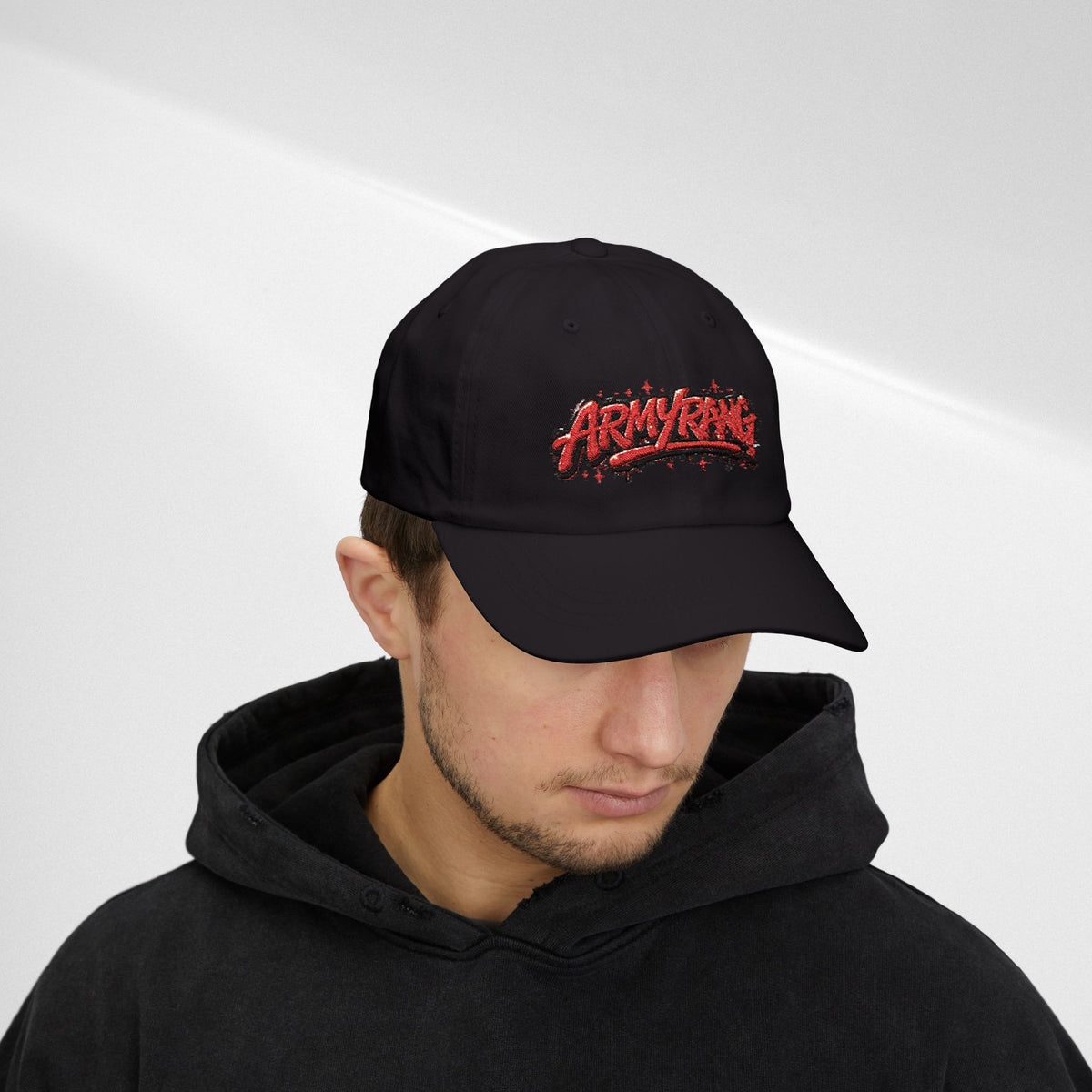 Armyrang Red Graffiti BTS Cap