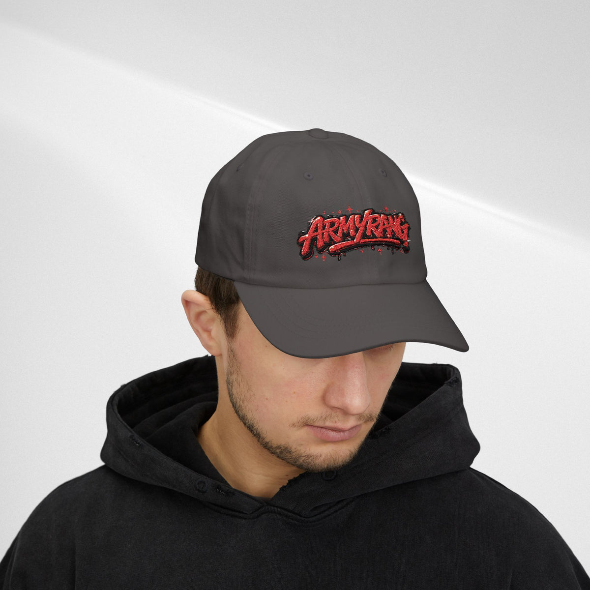 Armyrang Red Graffiti BTS Cap
