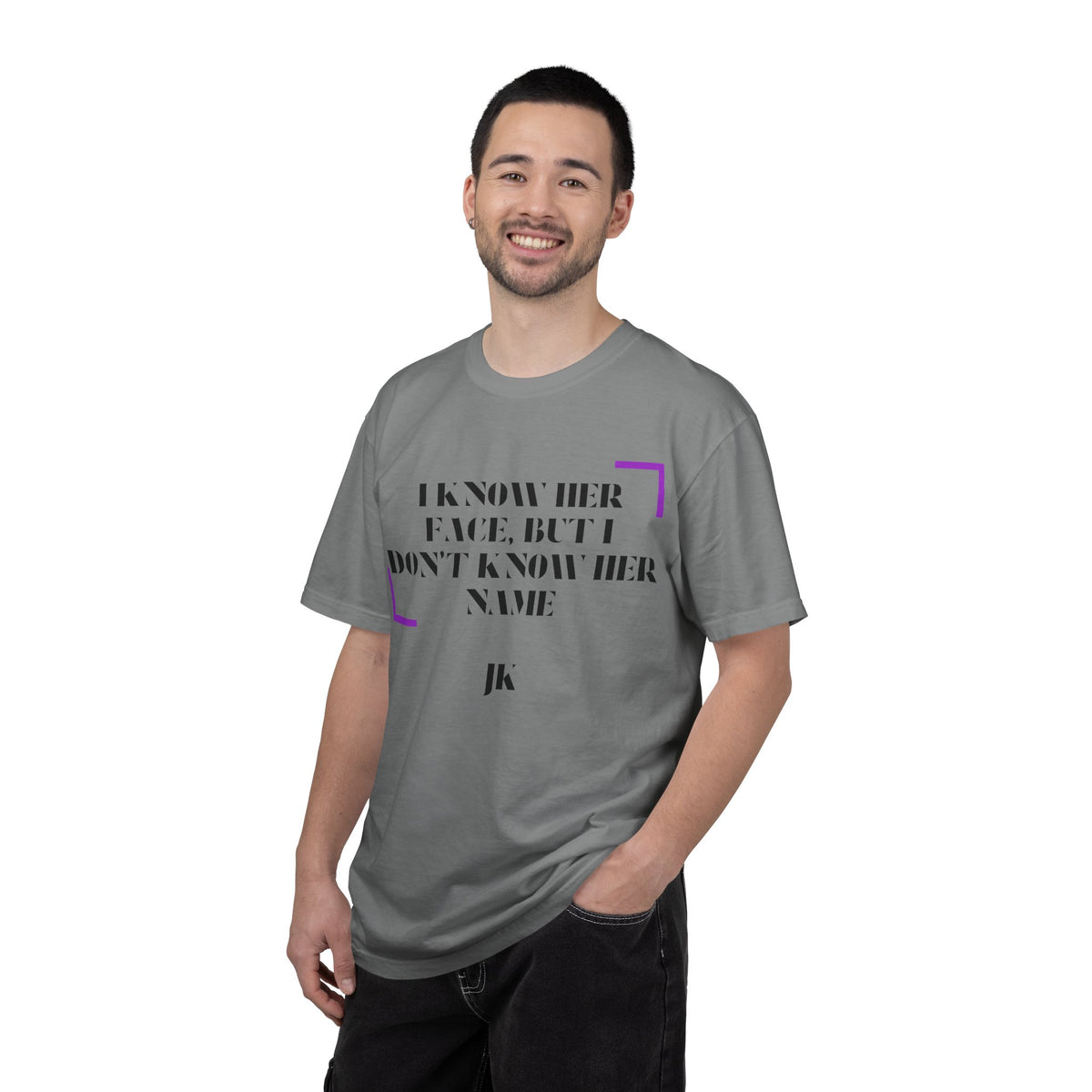 T-Shirt — “I Know Her Face, But I Don’t Know Her Name” Graphic Tee