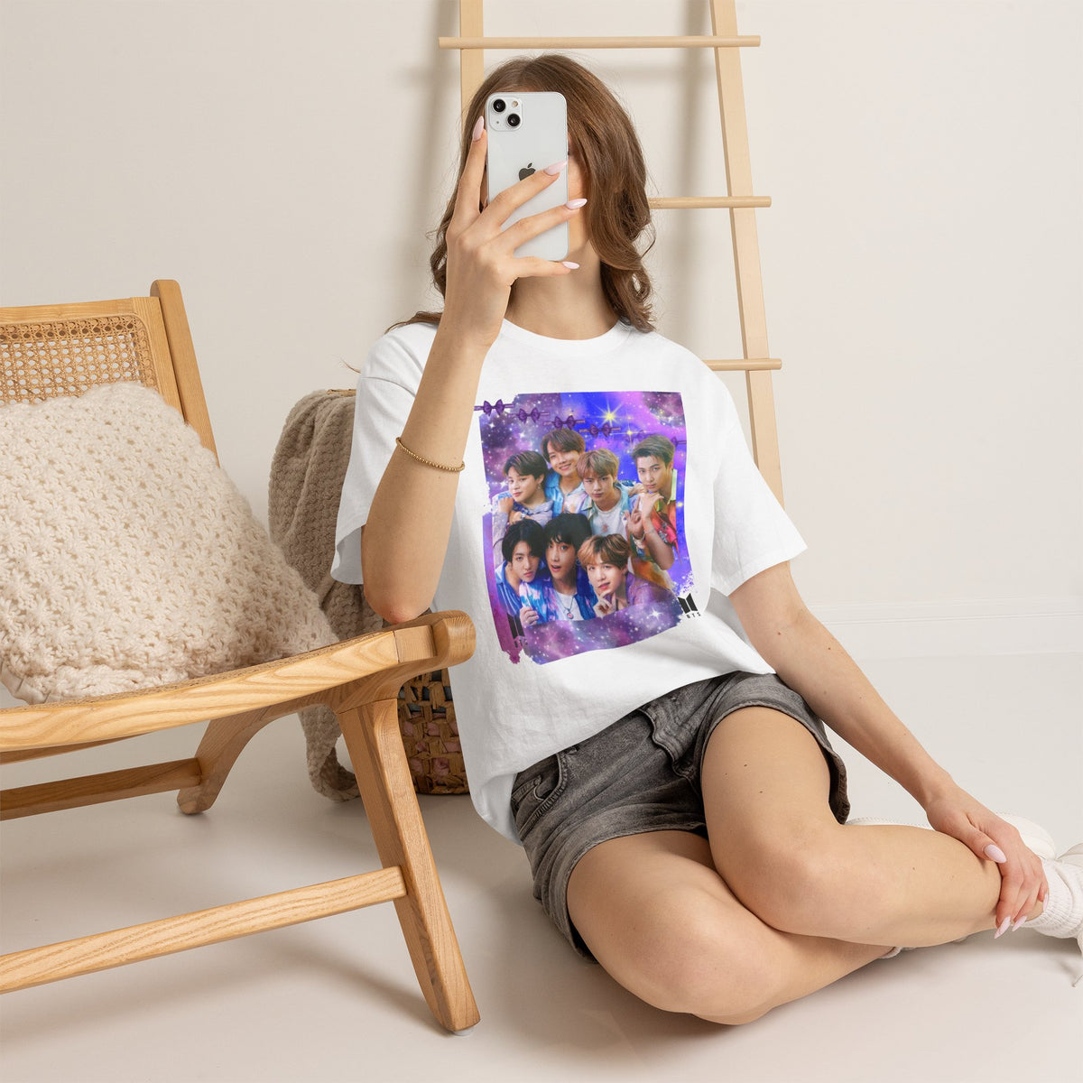 BTS Galaxy Photo Tee
