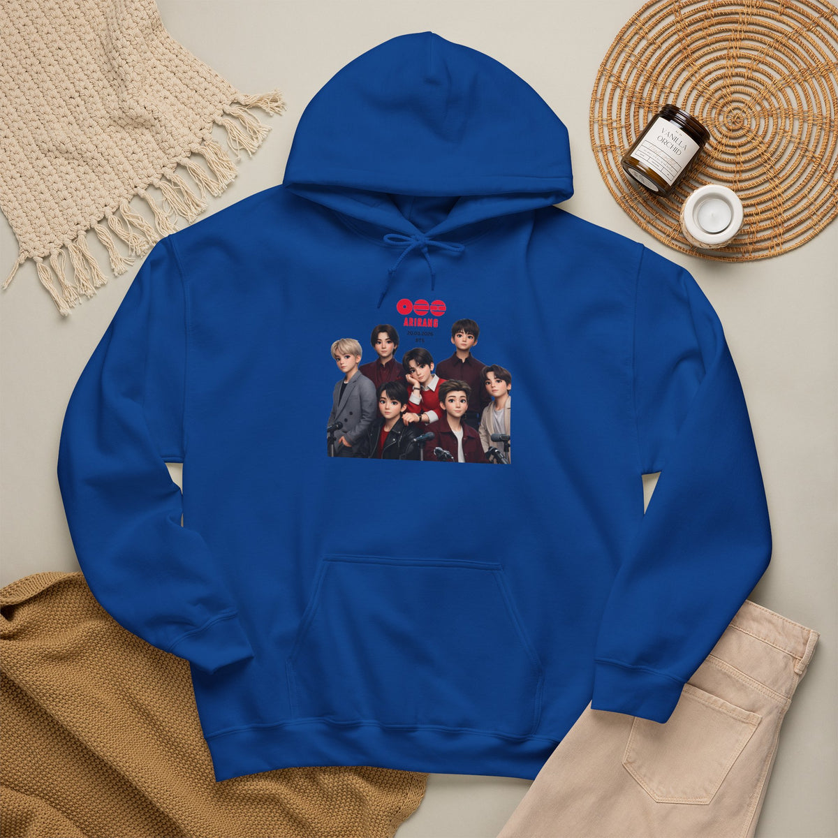 BTS K-Pop Group Photo Hoodie —  Tour Hoodie