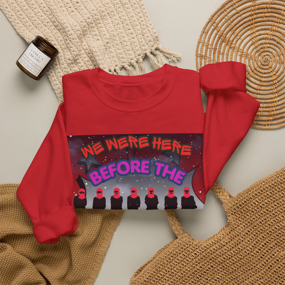 Crewneck Sweatshirt — BTS  the Comeback” Retro Pop Graphic