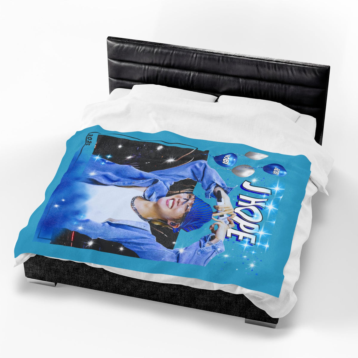 J-Hope Velveteen Plush Blanket - K-Pop Fan Throw