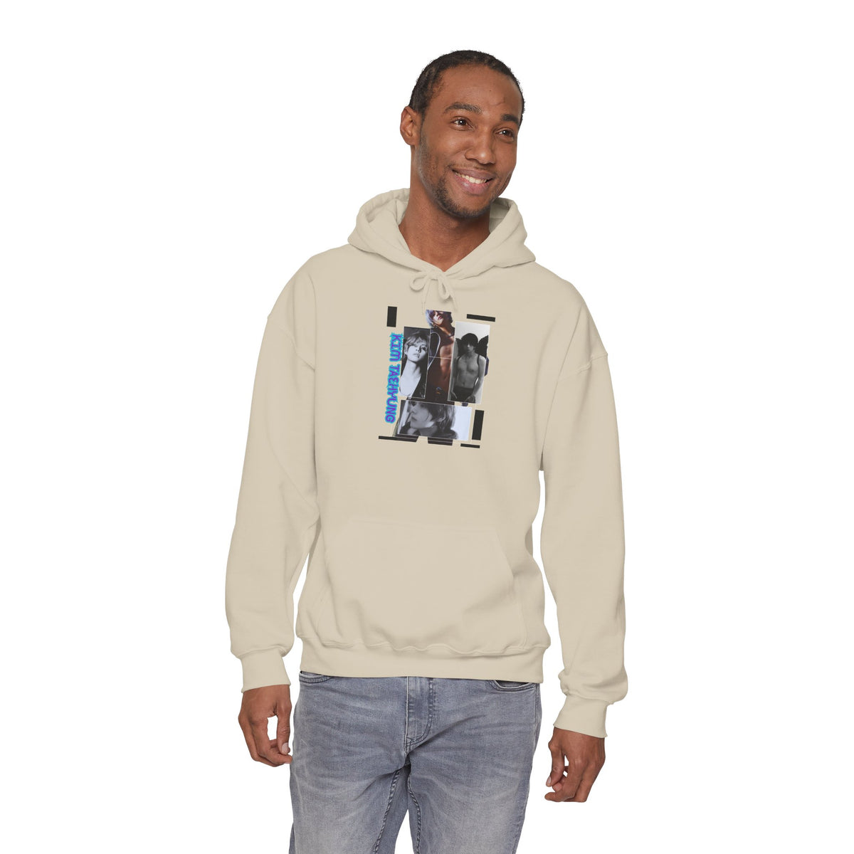 Graphic Hoodie — Photo Collage Streetwear "KIM TAEHYUNG"