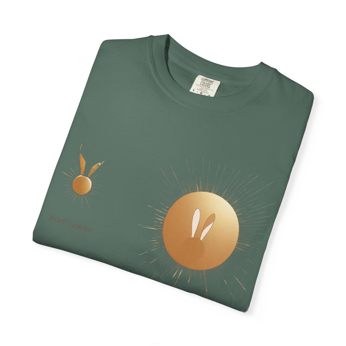 JK Gold Bunny Minimalist T-Shirt