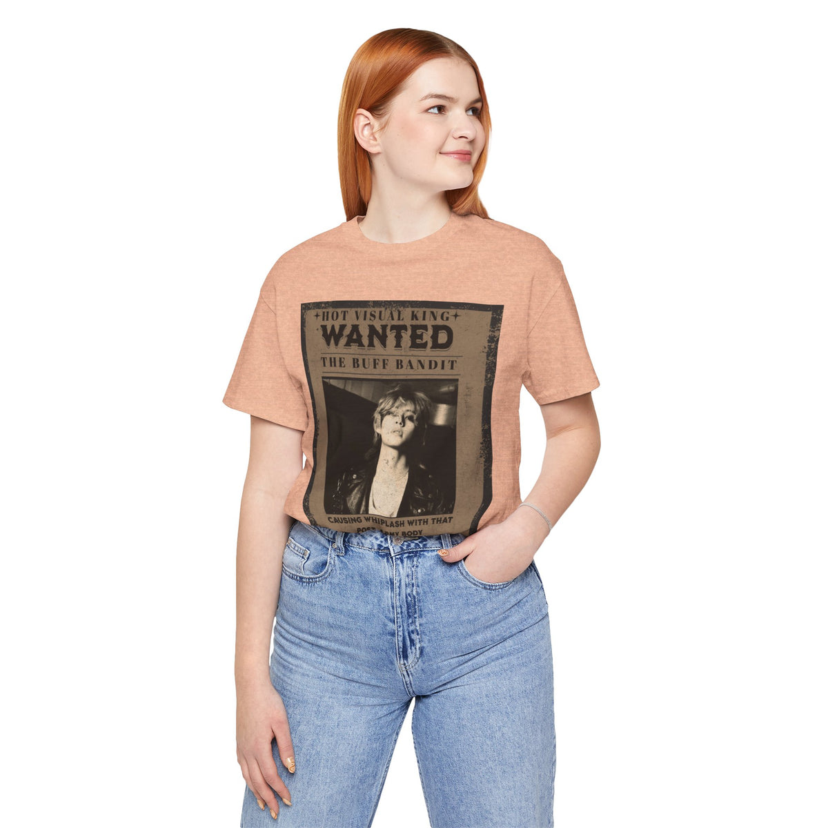 T-Shirt - 'WANTED: The Buff Bandit' Vintage Poster Tee