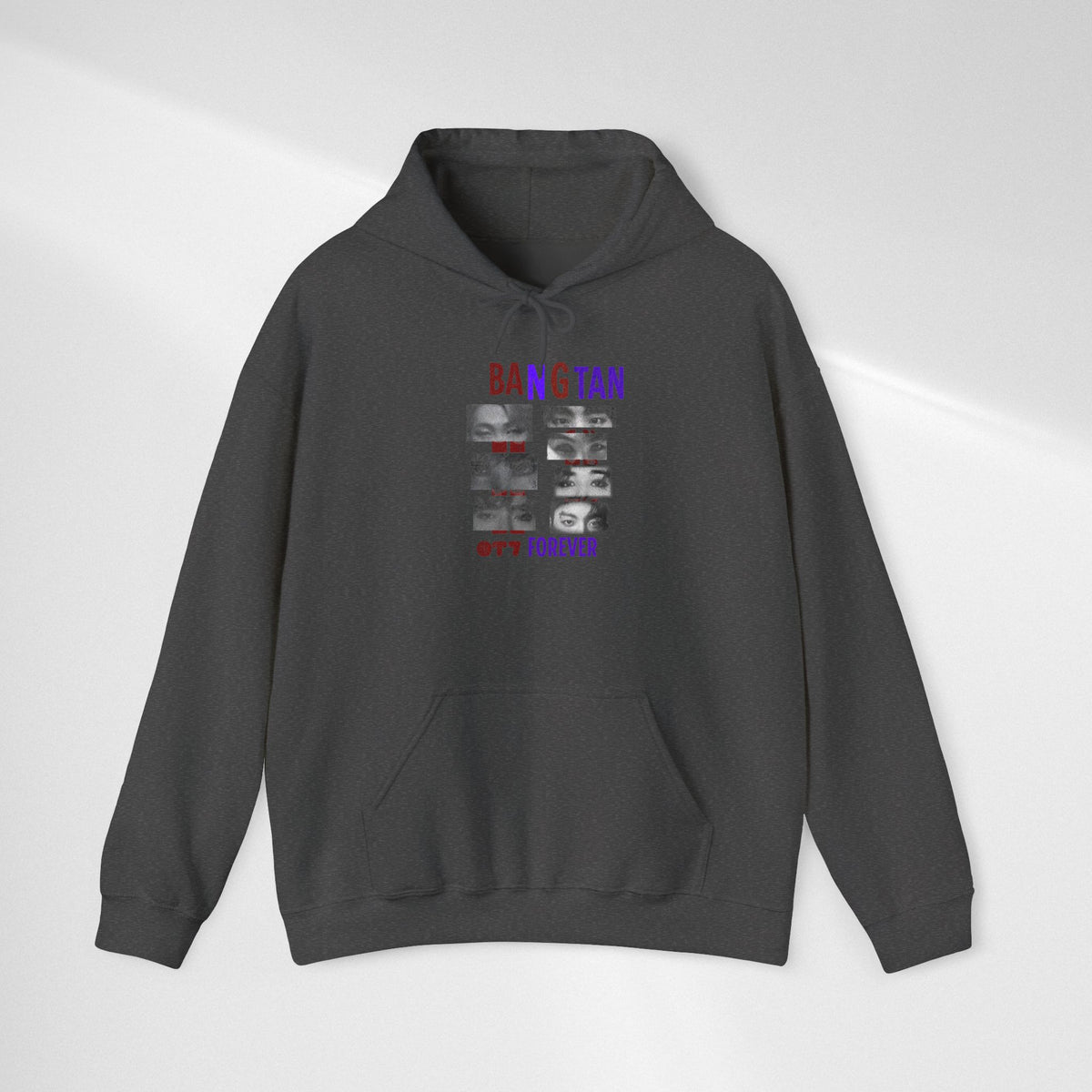 Bangtan Photocollage Hoodie — BTS Eyes Forever Fan Sweatshirt