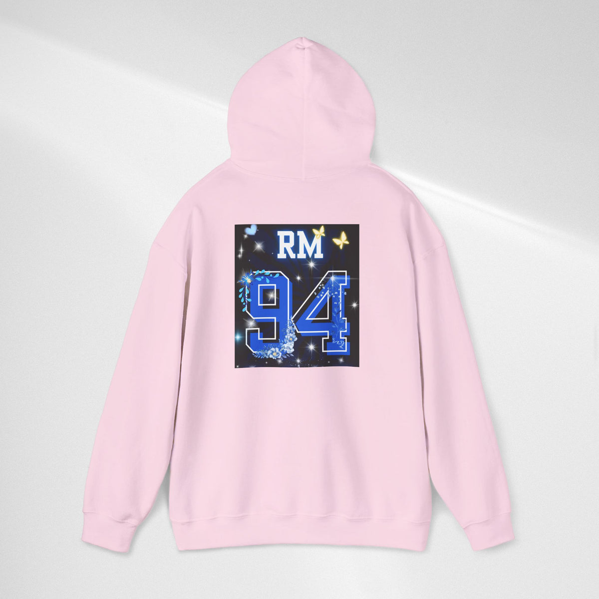 RM Photo Hoodie — Custom Back Number "94" Music Fan Pullover