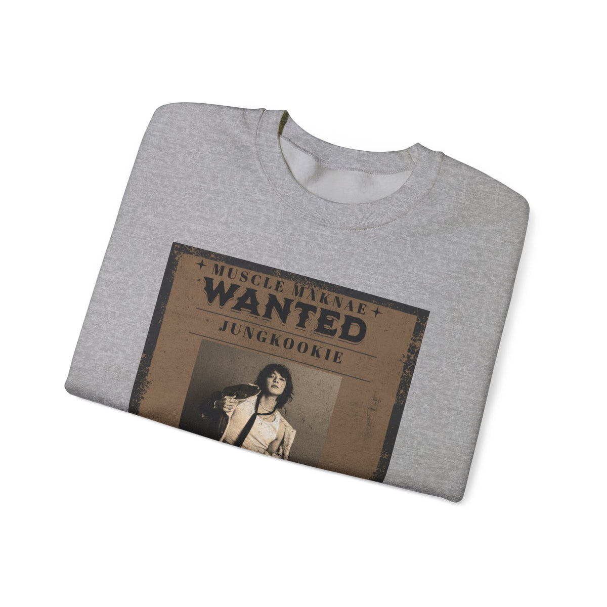 Wanted “Jungkook” Poster Crewneck Sweatshirt
