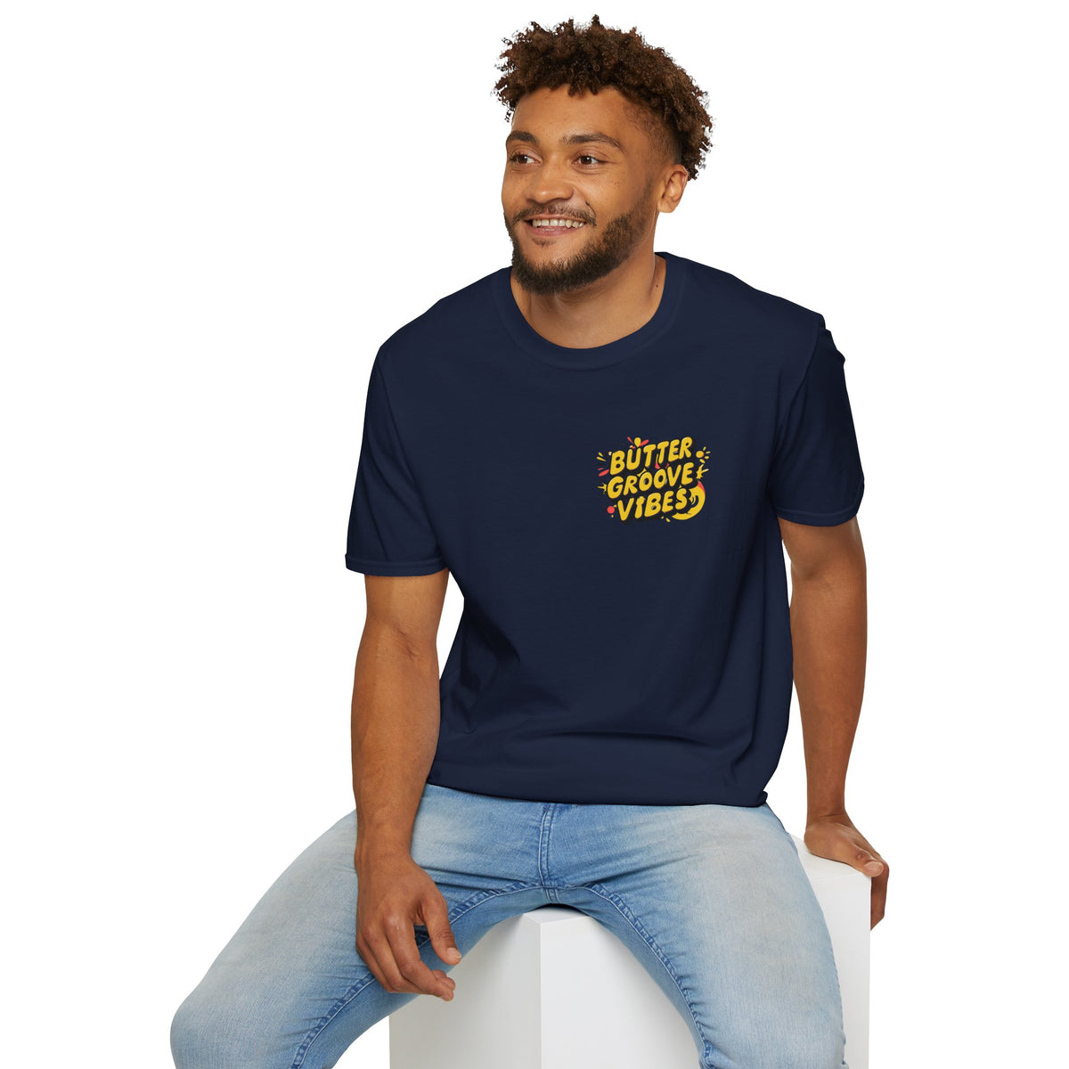 T-Shirt — "Butter Groove Vibes" Retro Graphic Tee