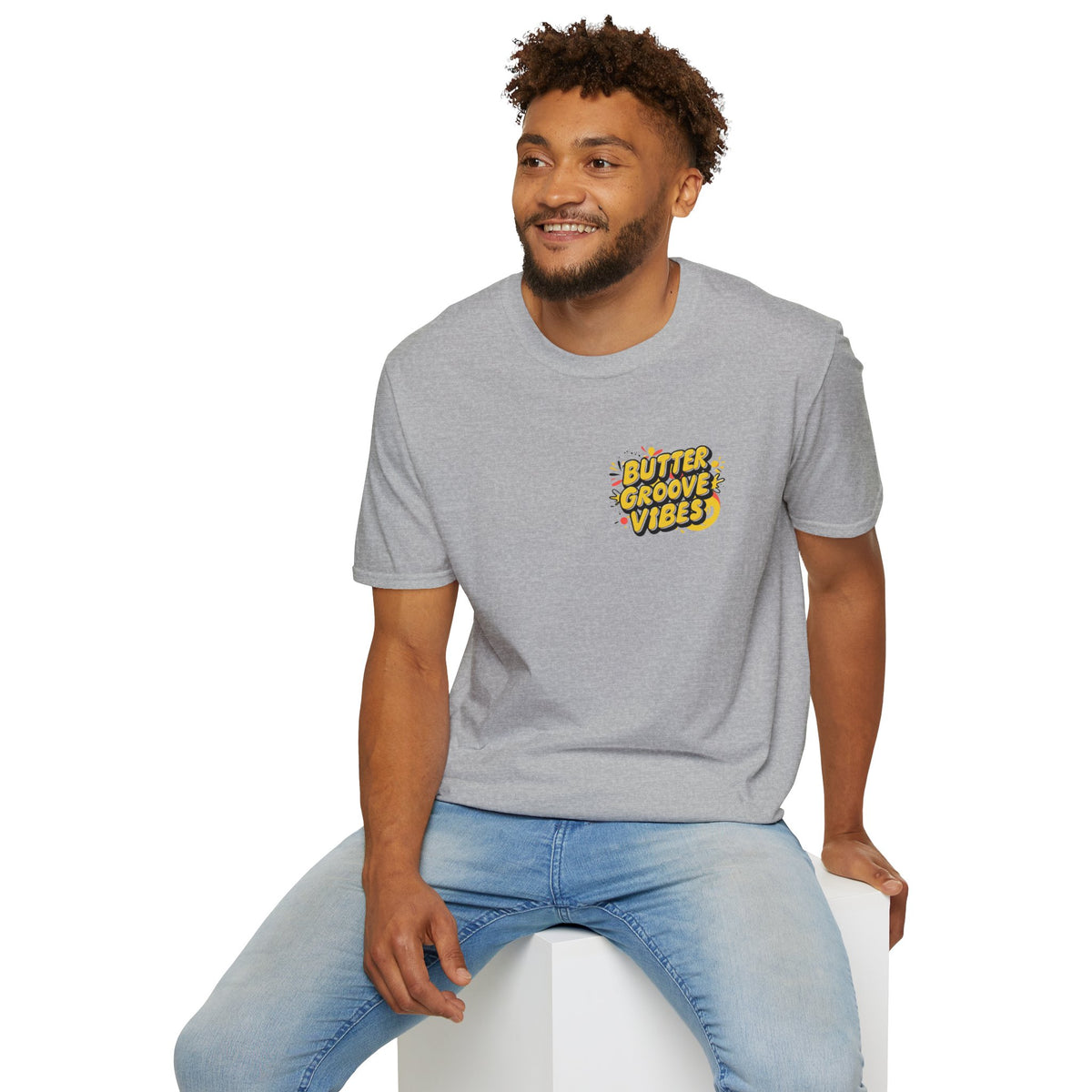 T-Shirt — "Butter Groove Vibes" Retro Graphic Tee