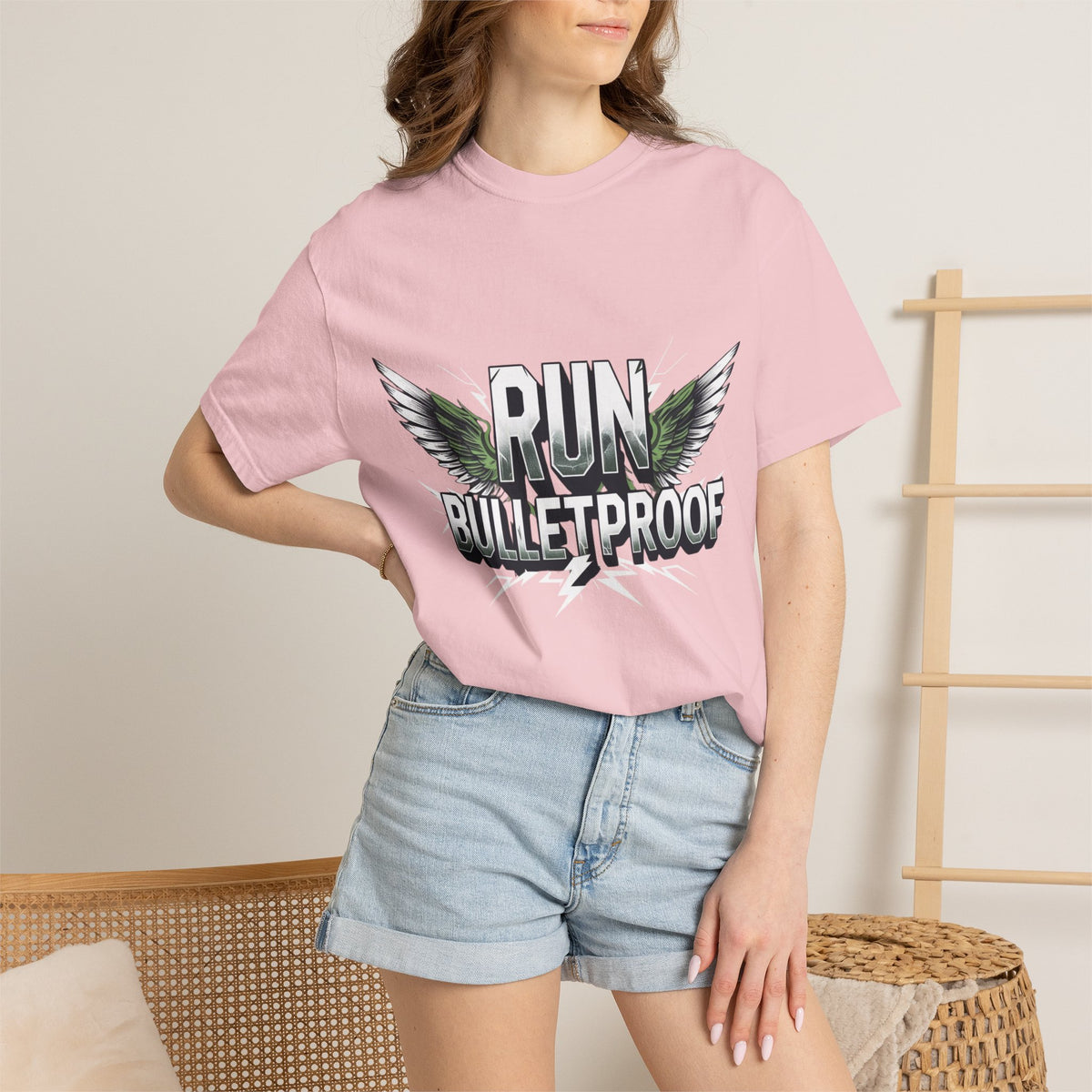 Run Bulletproof T-Shirt — BTS Graphic Fitness Tee