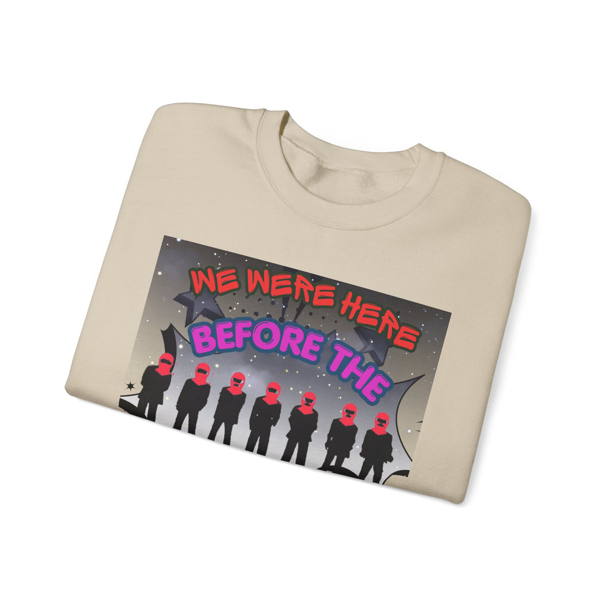 Crewneck Sweatshirt — BTS  the Comeback” Retro Pop Graphic