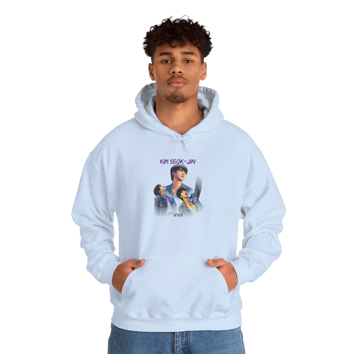 Kim Seok-jin (Jin) Photo Collage Hoodie — K-Pop Idol Fan Sweatshirt