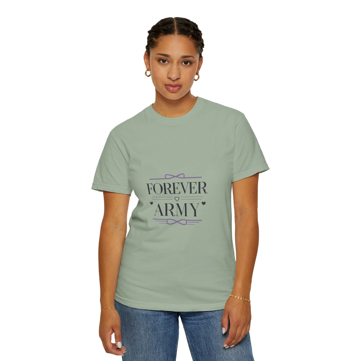 T-Shirt — "Forever Army" Graphic Tee (Military Pride Tribute)