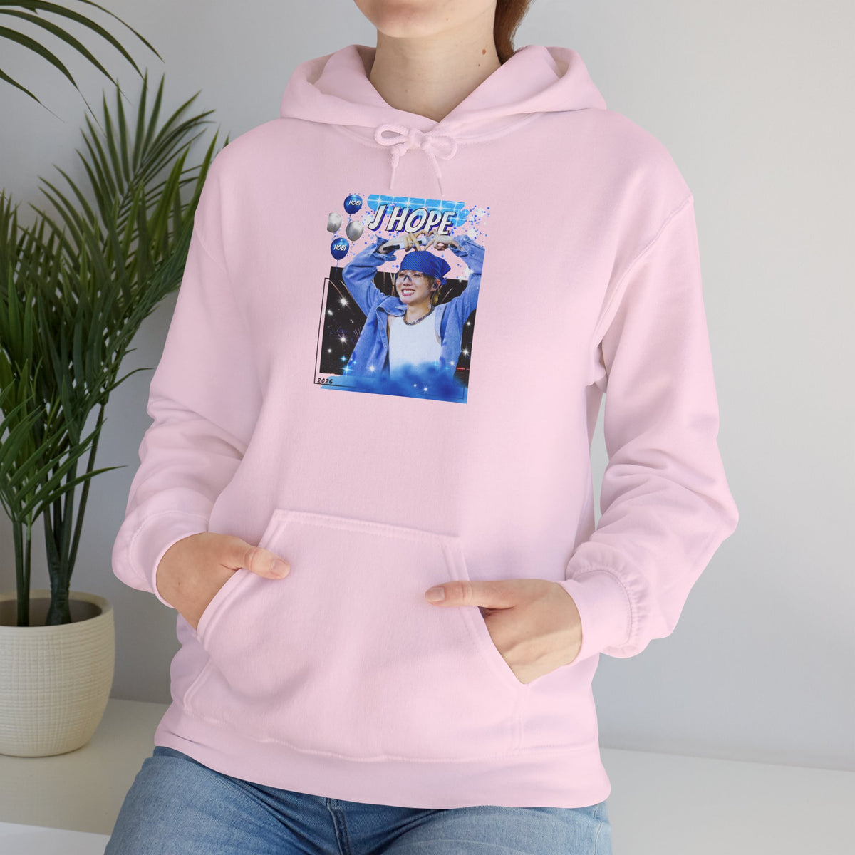 J-Hope 94 Blue Graphic Hoodie
