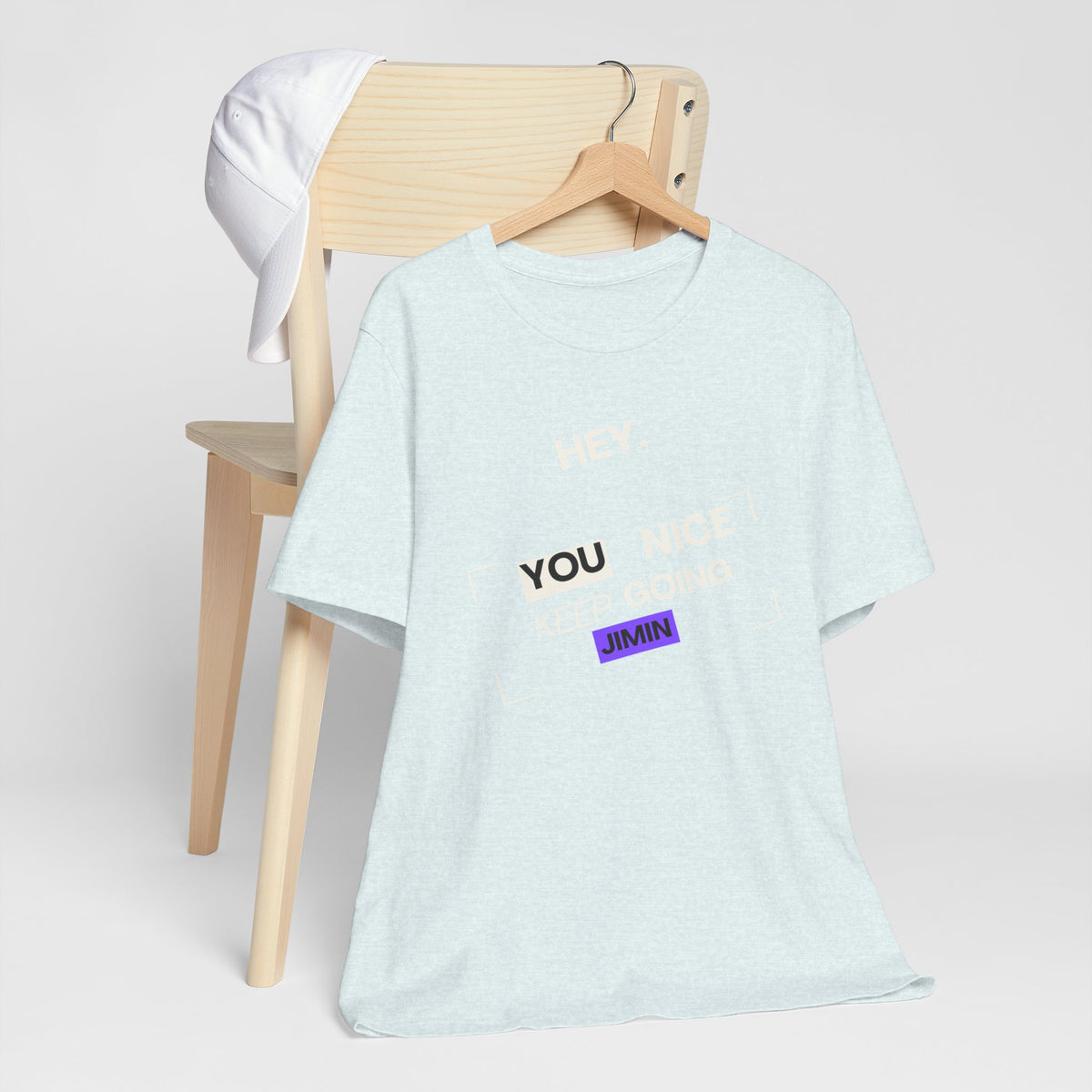 Motivational Graphic Tee — "Hey, You Keep Going" Inspirational T‑Shirt