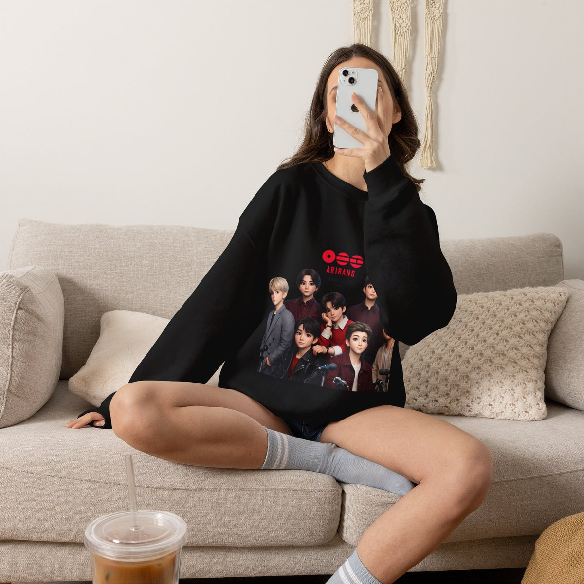 BTS GROUP Photo Crewneck Sweatshirt