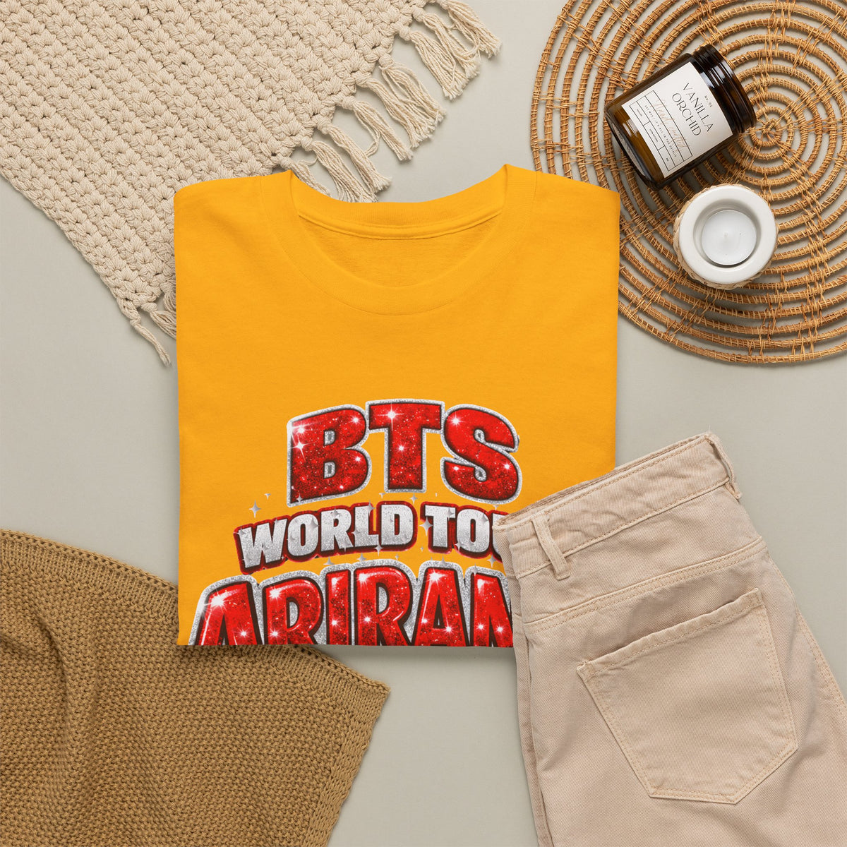 BTS World Tour 'Arirang' T-Shirt —BTS  K-Pop Concert Tee