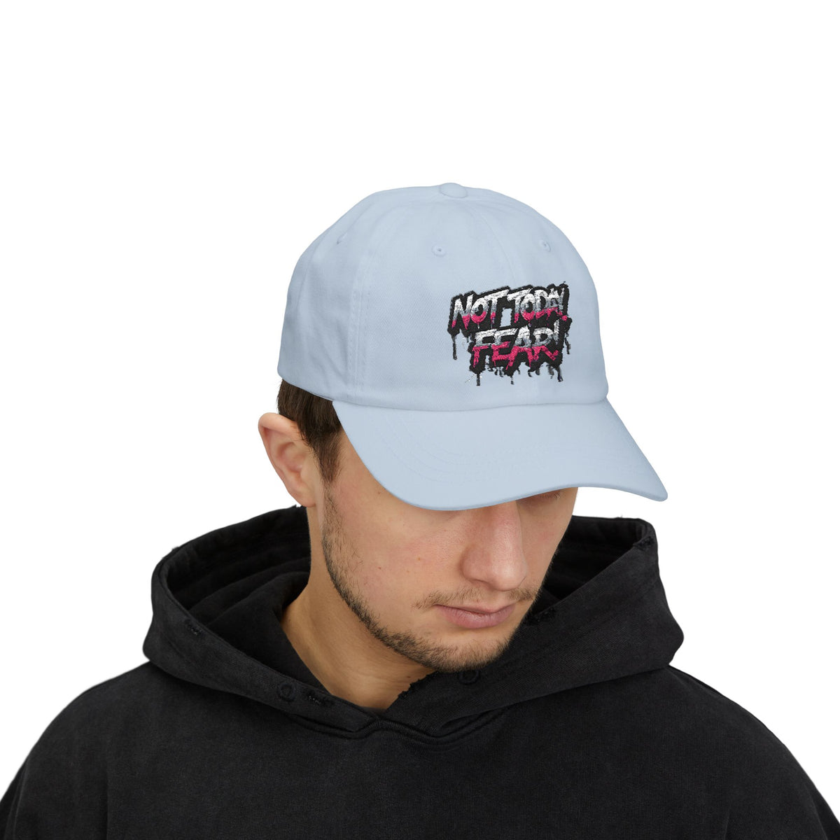 BTS Cap — "Not Today Fear" Embroidered Streetwear Hat
