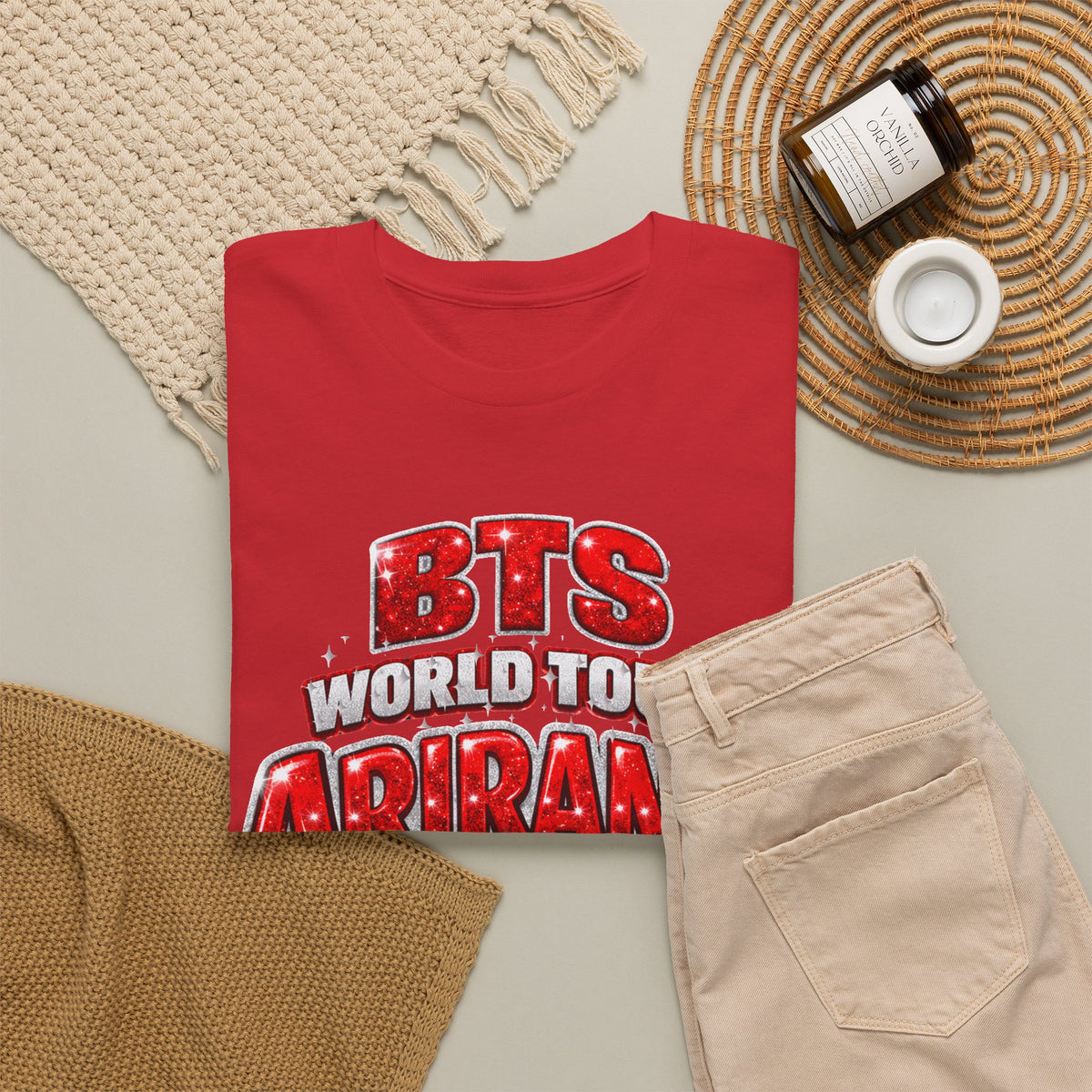 BTS World Tour 'Arirang' T-Shirt —BTS  K-Pop Concert Tee