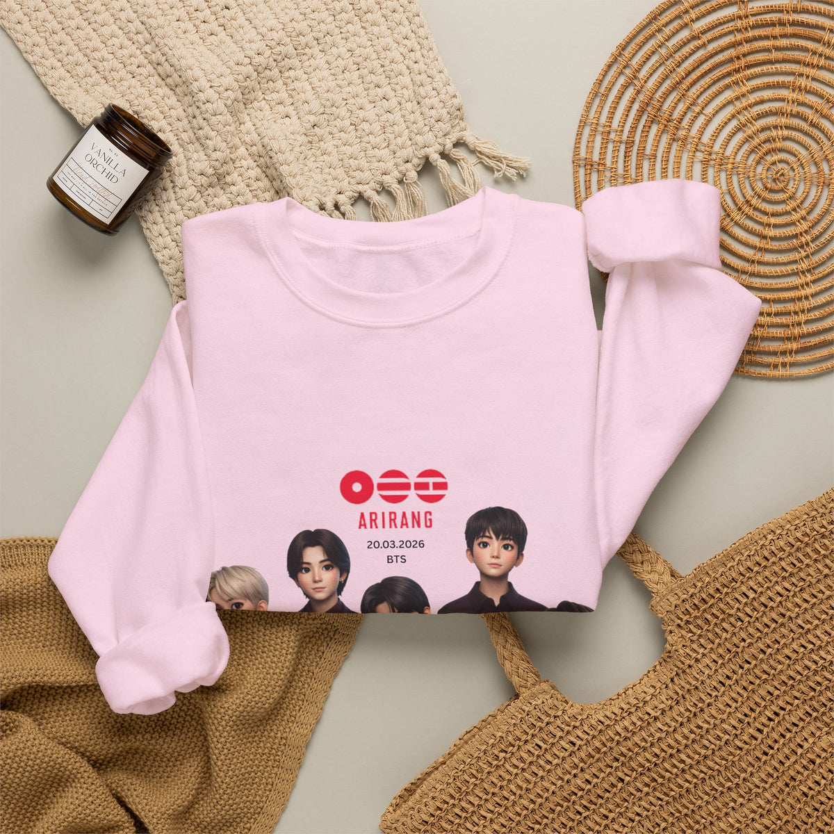 BTS GROUP Photo Crewneck Sweatshirt