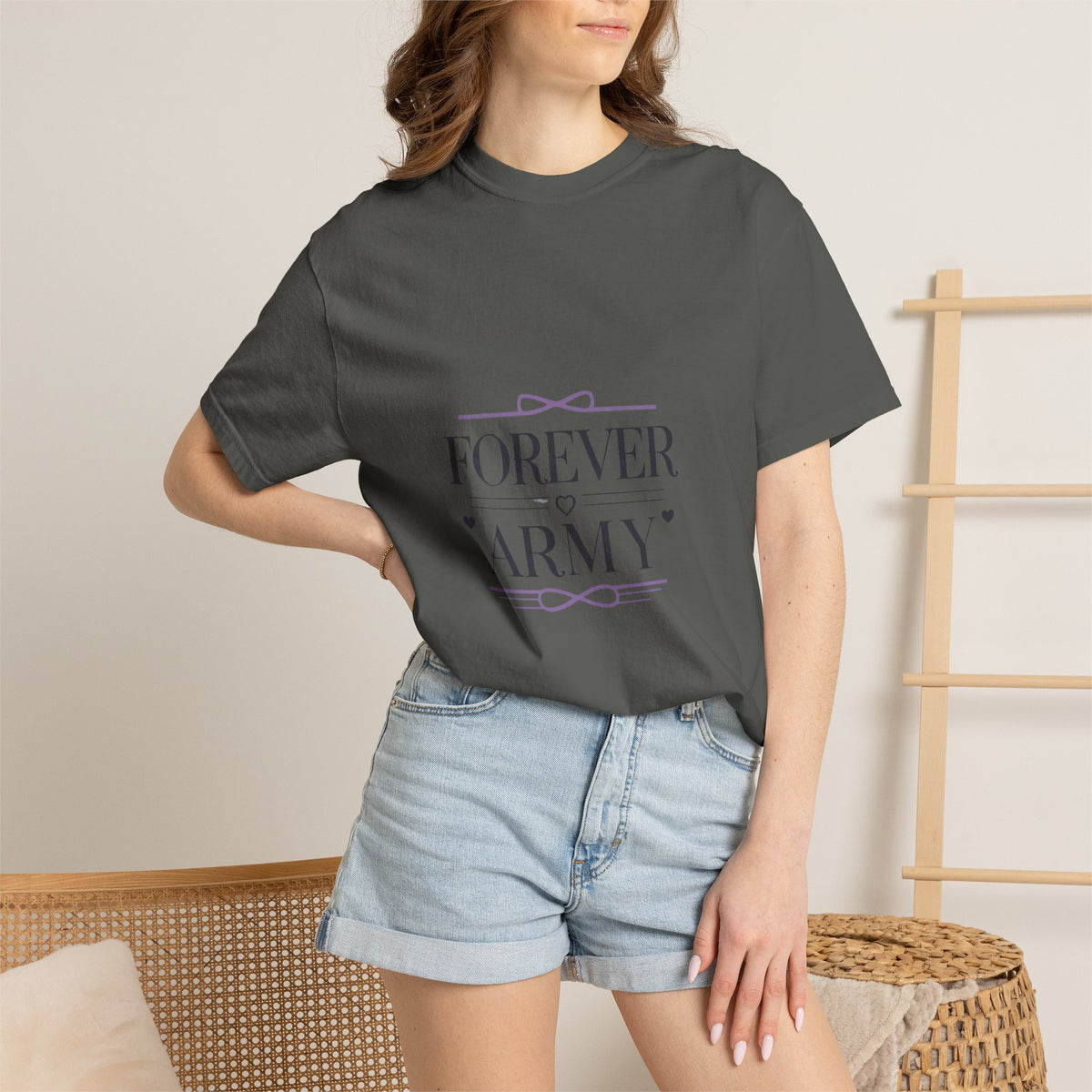 T-Shirt — "Forever Army" Graphic Tee (Military Pride Tribute)