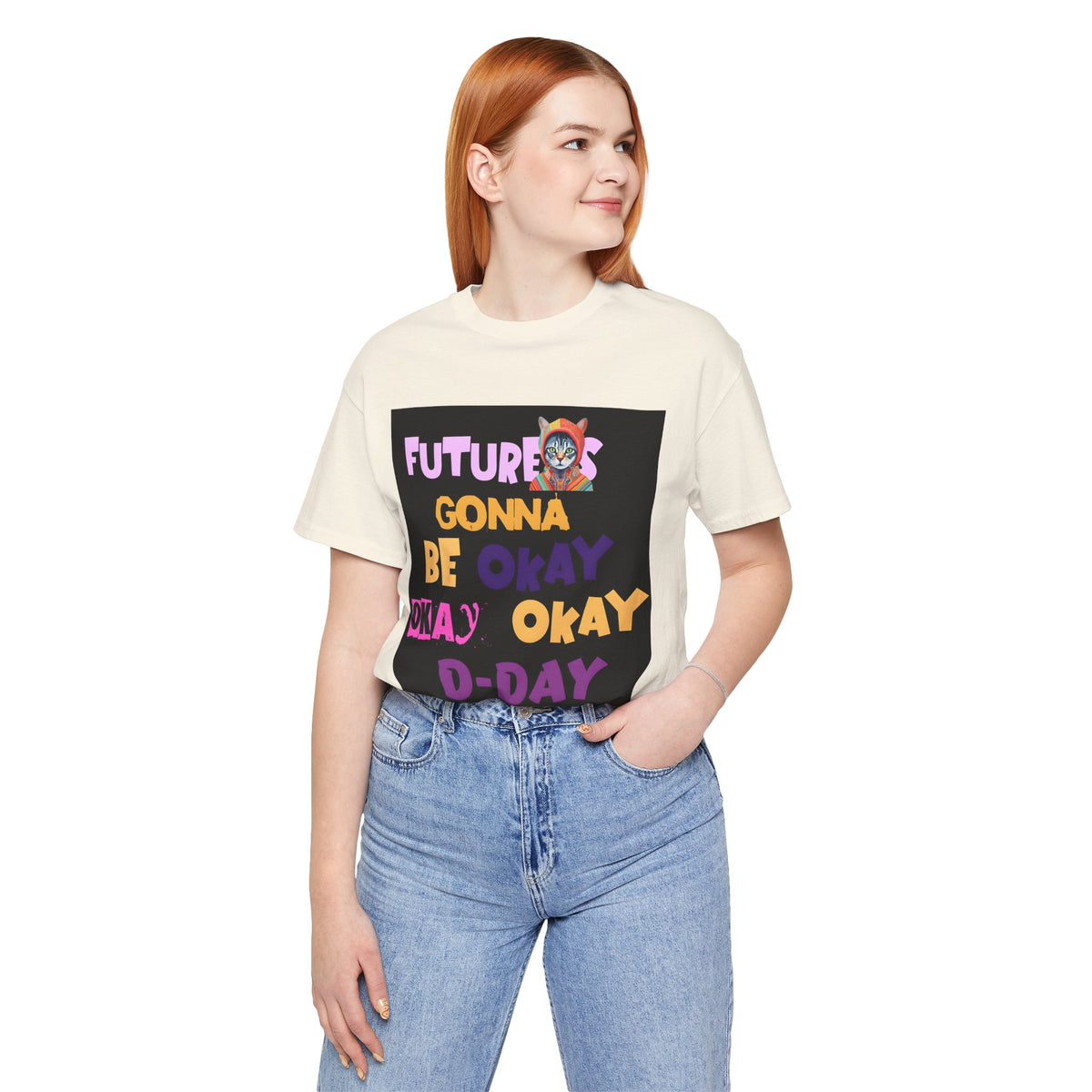 T-Shirt — "Future's Gonna Be Okay" Inspirational Graphic Tee