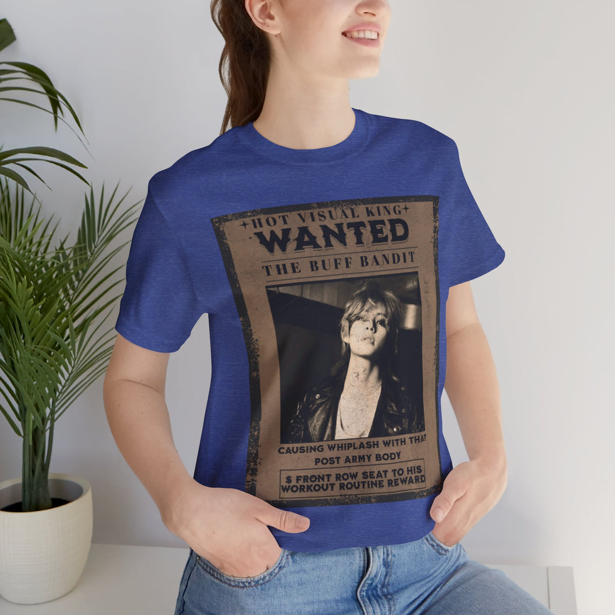 T-Shirt - 'WANTED: The Buff Bandit' Vintage Poster Tee