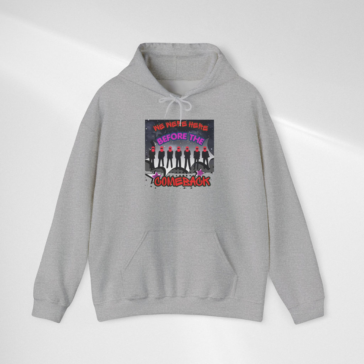 Hoodie — BTS  The Comeback" Retro Space Silhouette Hoodie