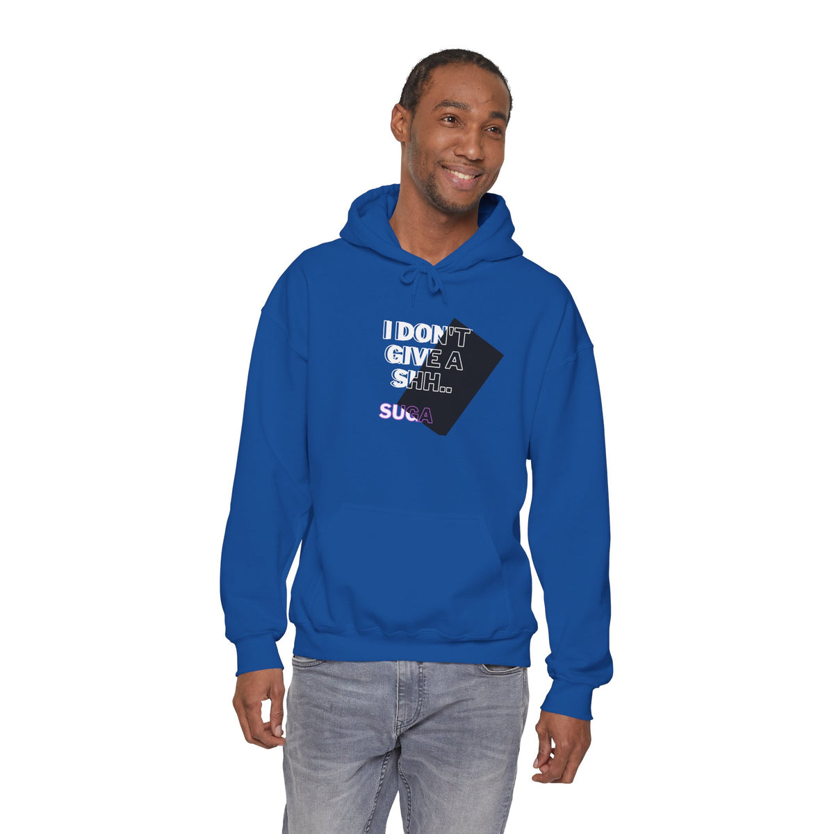 Graphic Hoodie — "I Don't Give a Sh... Suga" Bold Streetwear Pullover