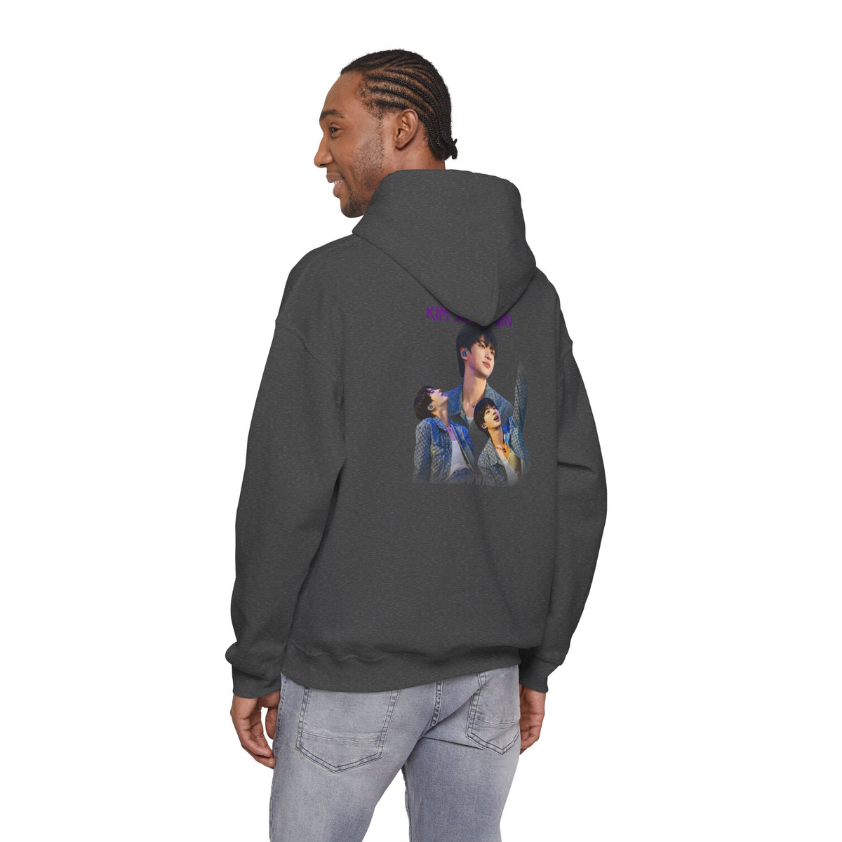 Kim Seok-jin (Jin) Photo Collage Hoodie — K-Pop Idol Fan Sweatshirt