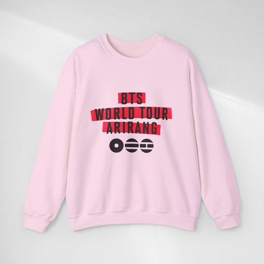 World Tour Arirang Crewneck Sweatshirt — BTS Concert Tour Pullover