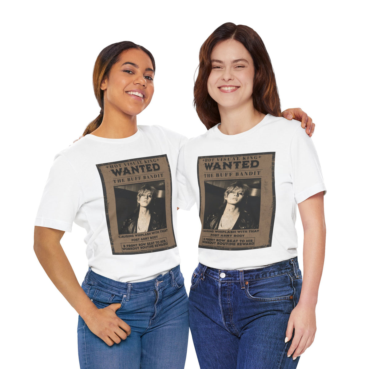 T-Shirt - 'WANTED: The Buff Bandit' Vintage Poster Tee