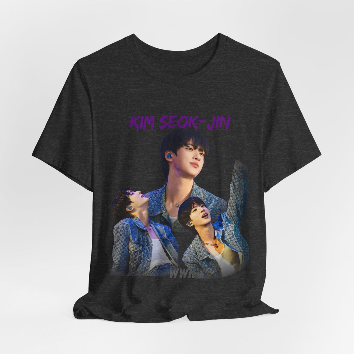 Jin (Kim Seok-jin) Fan Tee — K‑Pop BTS Portrait Graphic T‑Shirt