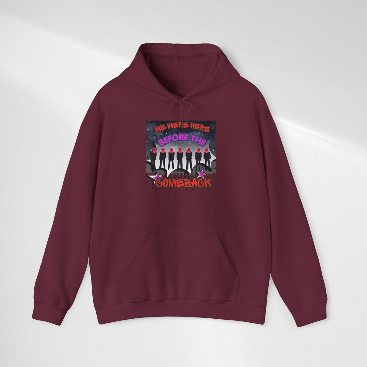Hoodie — BTS  The Comeback" Retro Space Silhouette Hoodie