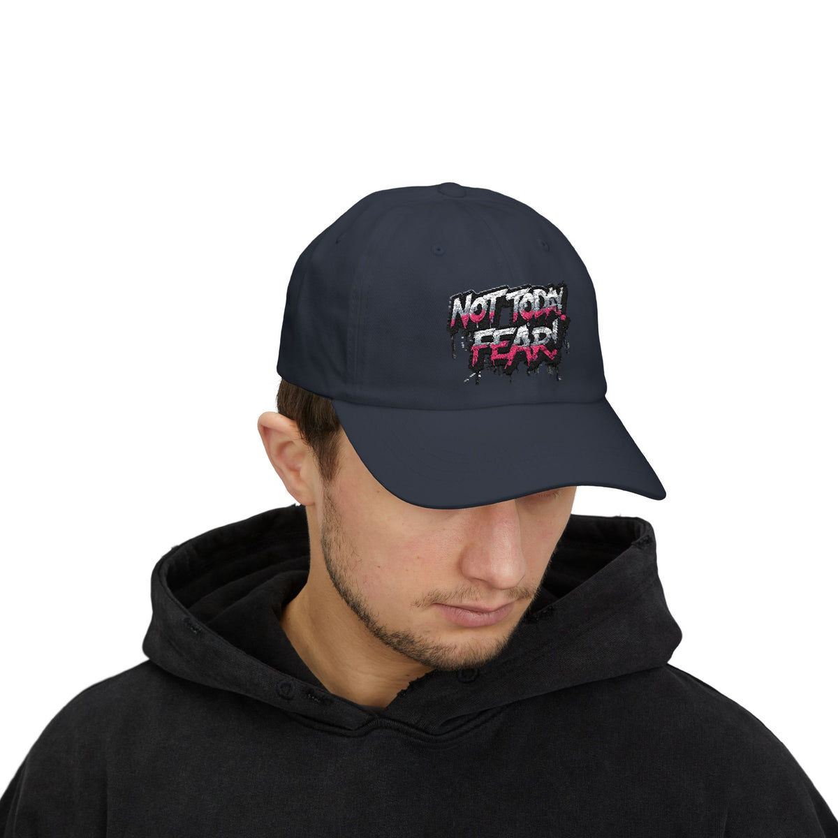 BTS Cap — "Not Today Fear" Embroidered Streetwear Hat