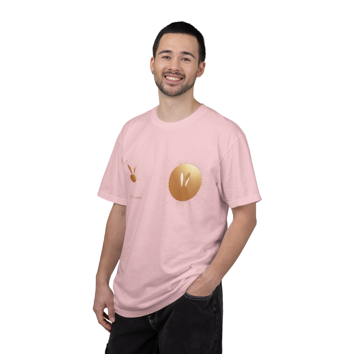 JK Gold Bunny Minimalist T-Shirt